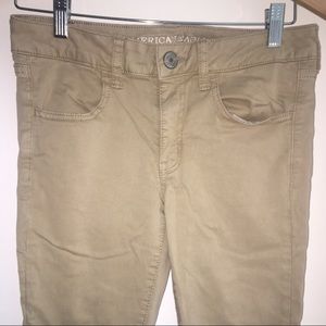 American Eagle Khaki jeggings